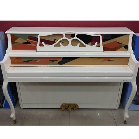 Đàn Piano Cơ Samick Trắng