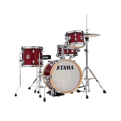 TAMA LJK44H4-CPM Club-JAM Flyer 4-Piece w/ HardwareThrone, Candy Apple Mist