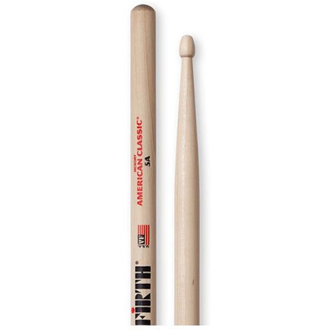 Vic Firth 5A American Classic Drumstick, Hickory