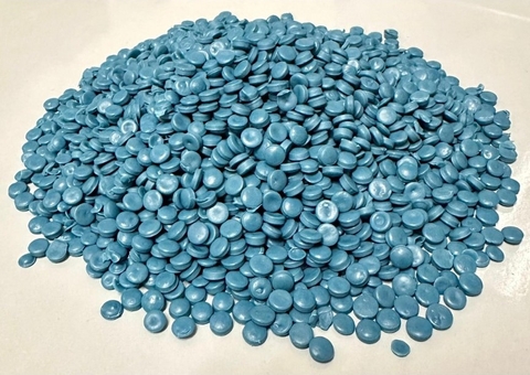 HDPE blow moulding Blue D