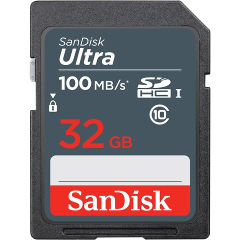 Thẻ nhớ SDHC Sandisk Ultra 32GB 100mb/s (Chính hãng)