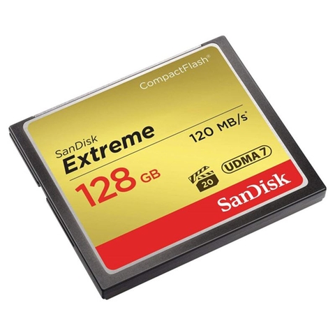 Thẻ nhớ CF Sandisk Extreme 128GB 120mb/s (Chính hãng)