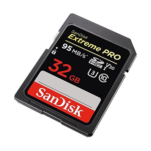 Thẻ nhớ SD Sandisk Extreme PRO 32GB 95mb/s (Chính hãng)