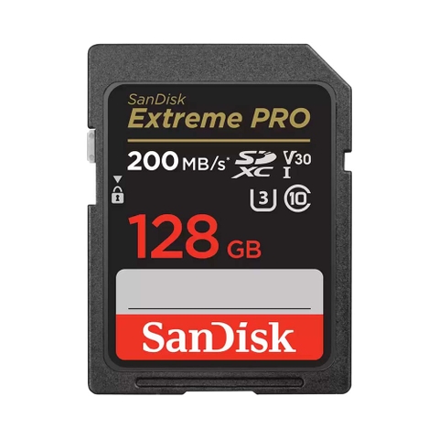 Thẻ nhớ SDXC Sandisk Extreme PRO 128GB 200mb/s (Chính hãng)