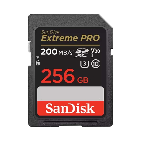 Thẻ nhớ SDXC Sandisk Extreme PRO 256GB 200mb/s (Chính hãng)