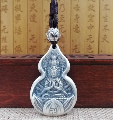 Mặt Dây Chuyền Thiên Thủ Thiên Nhãn - Bát Nhã Tâm Kinh - DC5463