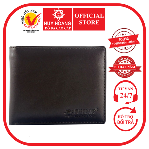 Bóp nam da bò màu nâu HD2103