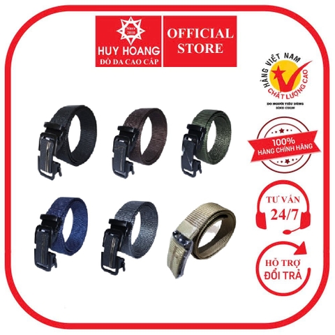 Dây nịt nam vải dù 4P nhiều màu HD4007-08-09-10-11-12