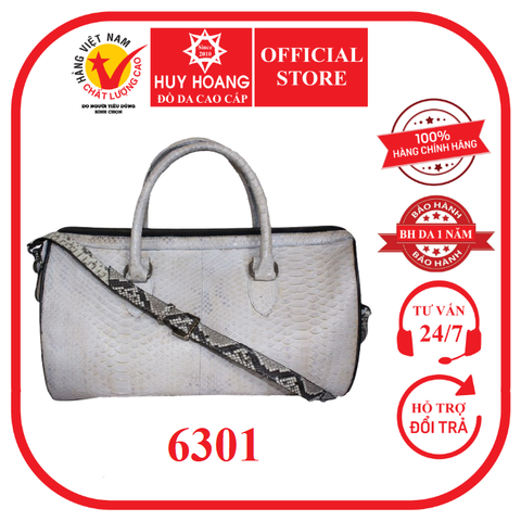 Túi xách da trăn màu da nguyên thủy HD6301