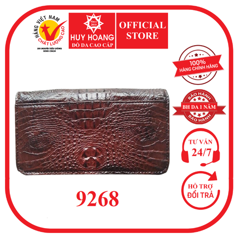 Ví đựng điện thoại Huy Hoàng màu nâu đất HD9268