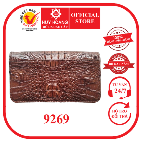 Ví đựng điện thoại Huy Hoàng màu nâu đỏ HD9269