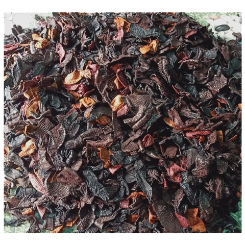 Chân da cá sấu loại nhỏ màu đen, nâu đất, vàng bò, nâu đỏ HD1242