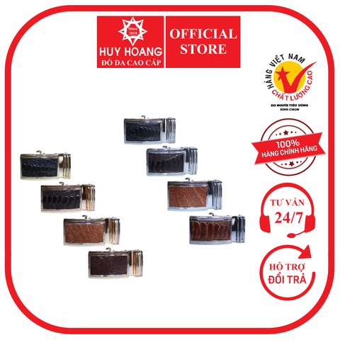 Đầu khóa mặt da đà điểu 3,5P nhiều loại nhiều màu HD9401-02-03-04-05-06-07-08