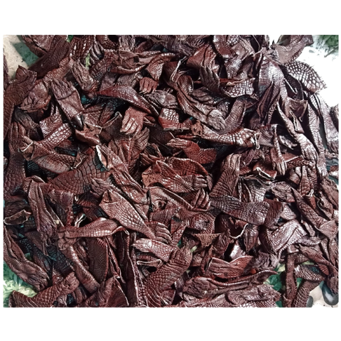 Chân da cá sấu màu nâu đất HD1239