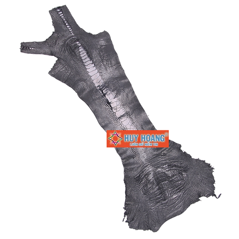 Da thuộc da đà điểu mổ chân đà điểu màu đen HD1401