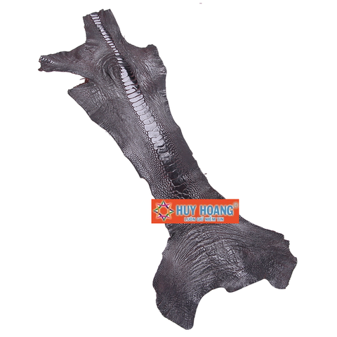 Da thuộc da đà điểu mổ chân đà điểu màu nâu đất HD1403