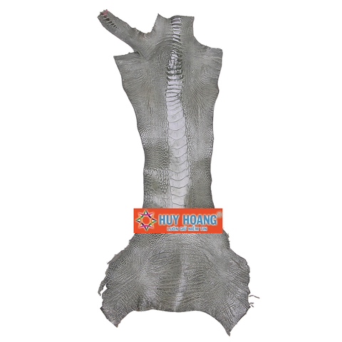 Da thuộc da đà điểu mổ chân đà điểu màu rêu HD1406