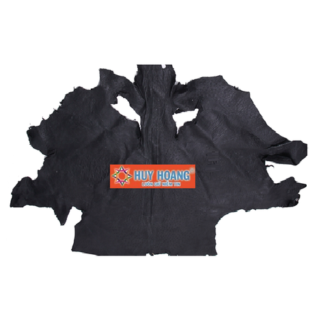 Da thuộc da đà điểu mổ mình đà điểu màu đen HD1411