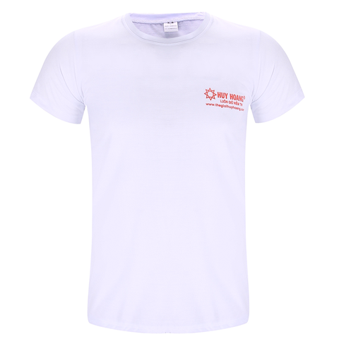 Áo thun nữ trơn Huy Hoàng màu trắng HD2004