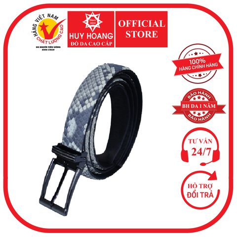 Thắt lưng nữ da trăn 2,5P màu da nguyên thủy HD5303