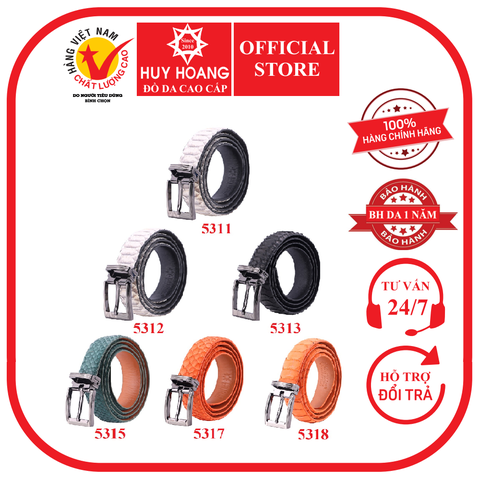 Thắt lưng nữ da trăn cao cấp nhiều màu HD5311-12-13-15-17-18