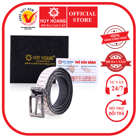 Thắt lưng nữ da trăn Vip 2,5P màu da nguyên thủy HD5312