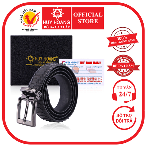 Thắt lưng nữ da trăn Vip 2,5P màu đen HD5313