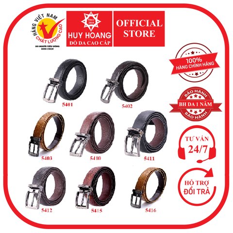 Thắt lưng nữ da đà điểu cao cấp nhiều màu HD5401-02-03-10-11-12-15-16