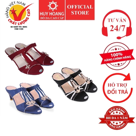 Giày nữ Huy Hoàng màu đỏ, đen, xanh HD7046-47-50