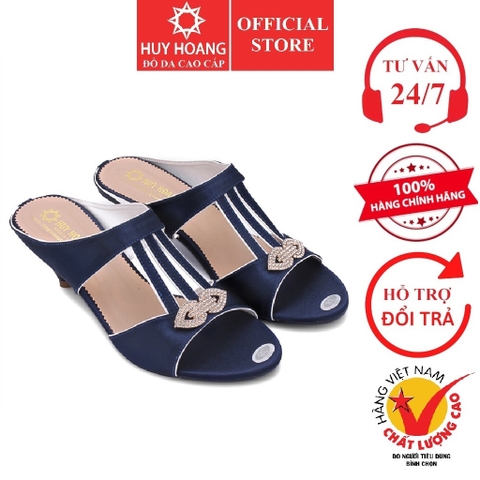 Dép nữ thời trang Huy Hoàng màu xanh HD7050