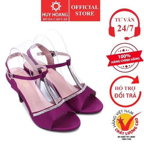 Giày sandal nữ Huy Hoàng màu đỏ HD7055