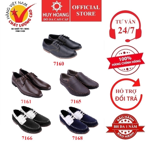 Giày nam da bò nhiều loại nhiều màu HD7160-61-65-66-68