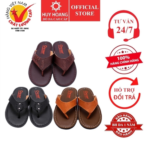 Dép nam xỏ ngón màu da, đen, nâu HD7169-70-71