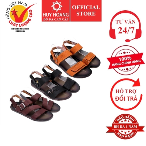 Dép nam quai hậu màu da, đen, nâu HD7172-73-74