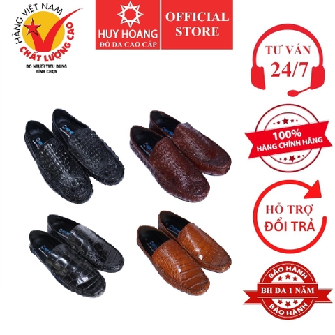 Giày nam Huy Hoàng da cá sấu nhiều loại nhiều màu HD7256-57-60-61