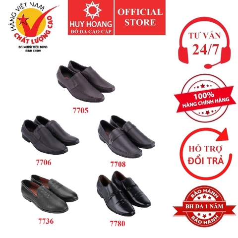 Giày nam da bò nhiều loại nhiều màu HD7705-06-08-36-80