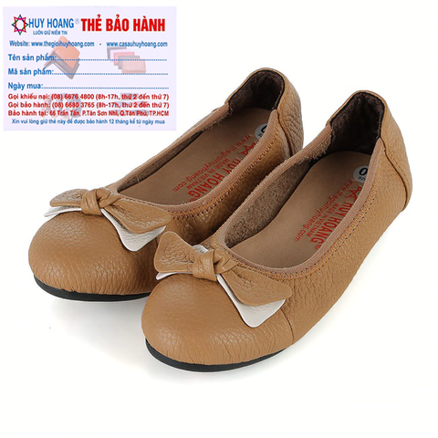Giày trẻ em nữ Huy Hoàng da bò màu da HD7860