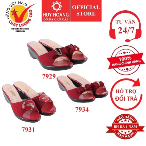 Giày nữ Huy Hoàng nhiều loại màu đỏ HD7929-31-34