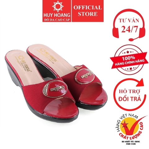 Dép nữ Huy Hoàng thời trang màu đỏ HD7931