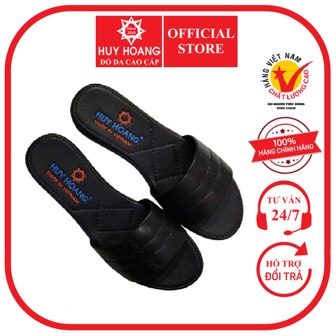 Dép nữ Huy Hoàng cao cấp màu đen HD7955