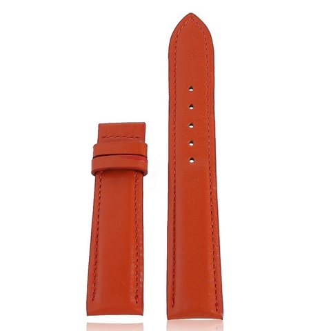 Dây đồng hồ da bò Huy Hoàng size 22, 24, 26 màu cam HD8134