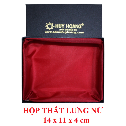 Hộp đựng thắt lưng nữ Huy Hoàng màu đen HD9006
