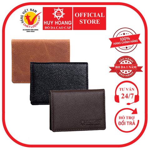 Ví Namcard da bò màu da, đen, nâu HD9101-02-03