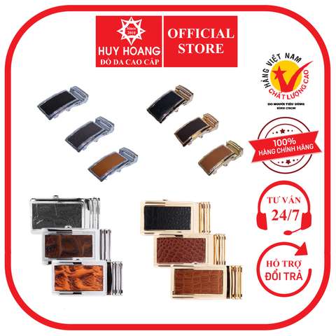 Đầu khóa da bò 3,5P nhiều loại màu đen, nâu, vàng bò HD9110-34