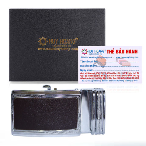 Đầu khóa da bò 3,5 phân đầu trắng màu nâu HD9111