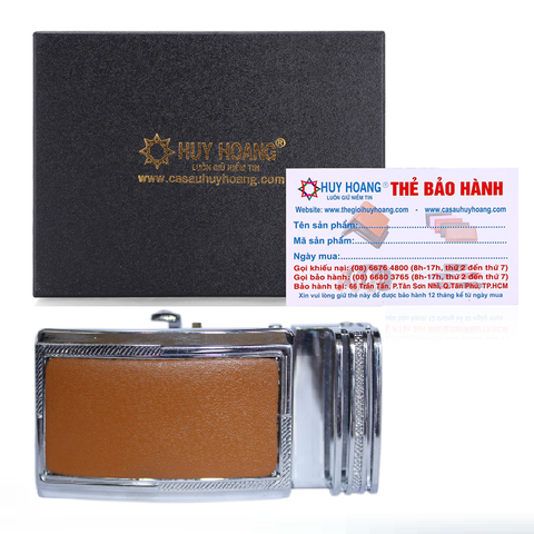 Đầu khóa da bò 3,5 phân đầu trắng màu vàng bò HD9112