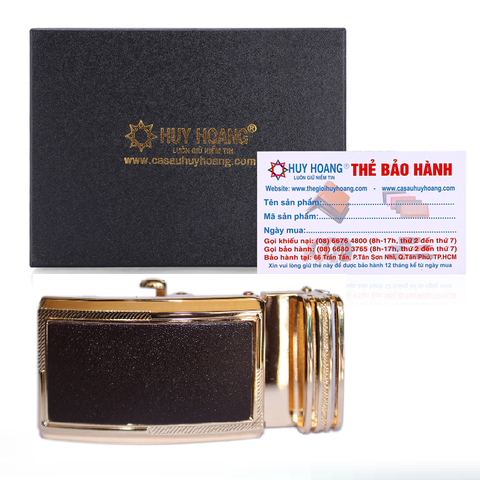 Đầu khóa da bò 3,5 phân đầu vàng màu nâu HD9114