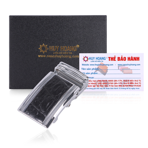 Đầu khóa da cá sấu 4 phân đầu trắng màu đen HD9217