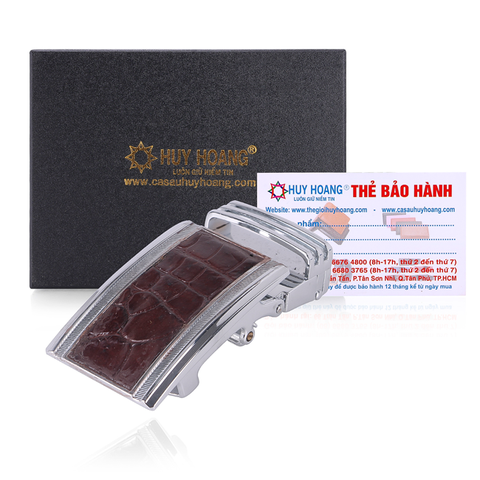 Đầu khóa da cá sấu 4 phân đầu trắng màu nâu đất HD9218