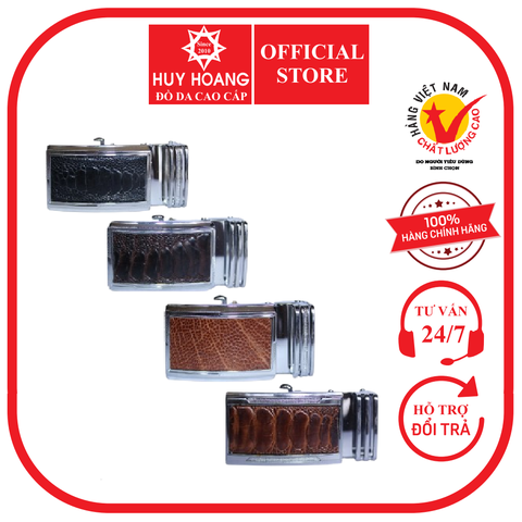 Đầu khóa da đà điểu 3,5P đầu trắng nhiều màu HD9401-02-03-04